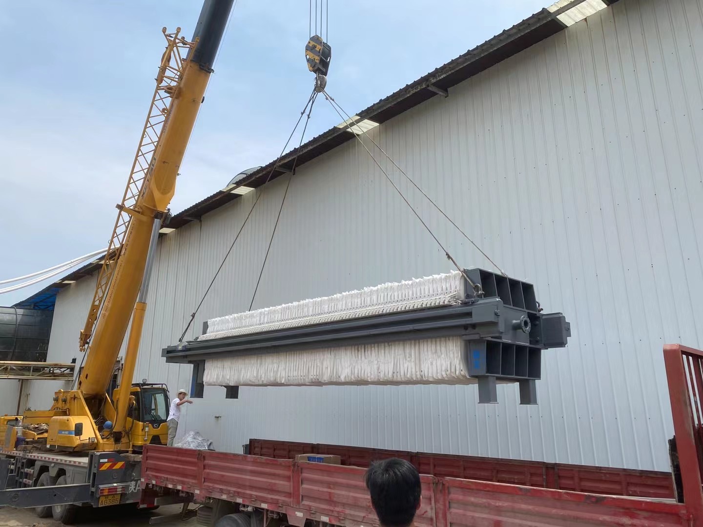 磚廠壓濾機(jī)客戶案例1